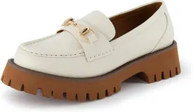 CUSHIONAIRE Women's Dillan Buckle Slip on Loafer  Memory Foam