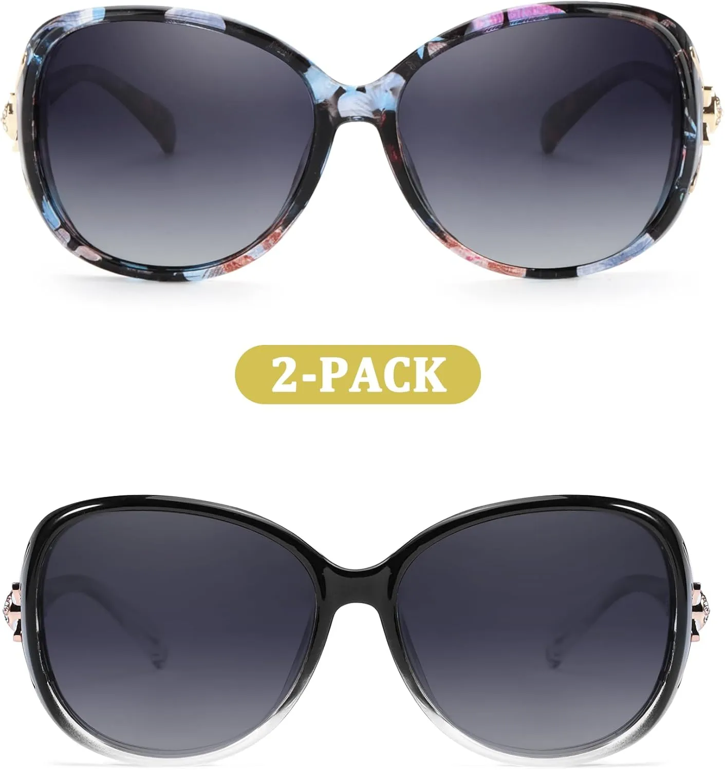 FIMILU Sunglasses for Women Trendy Polarized Sunglasses Oversized Big Sun Glasses Ladies Shades UV Protection