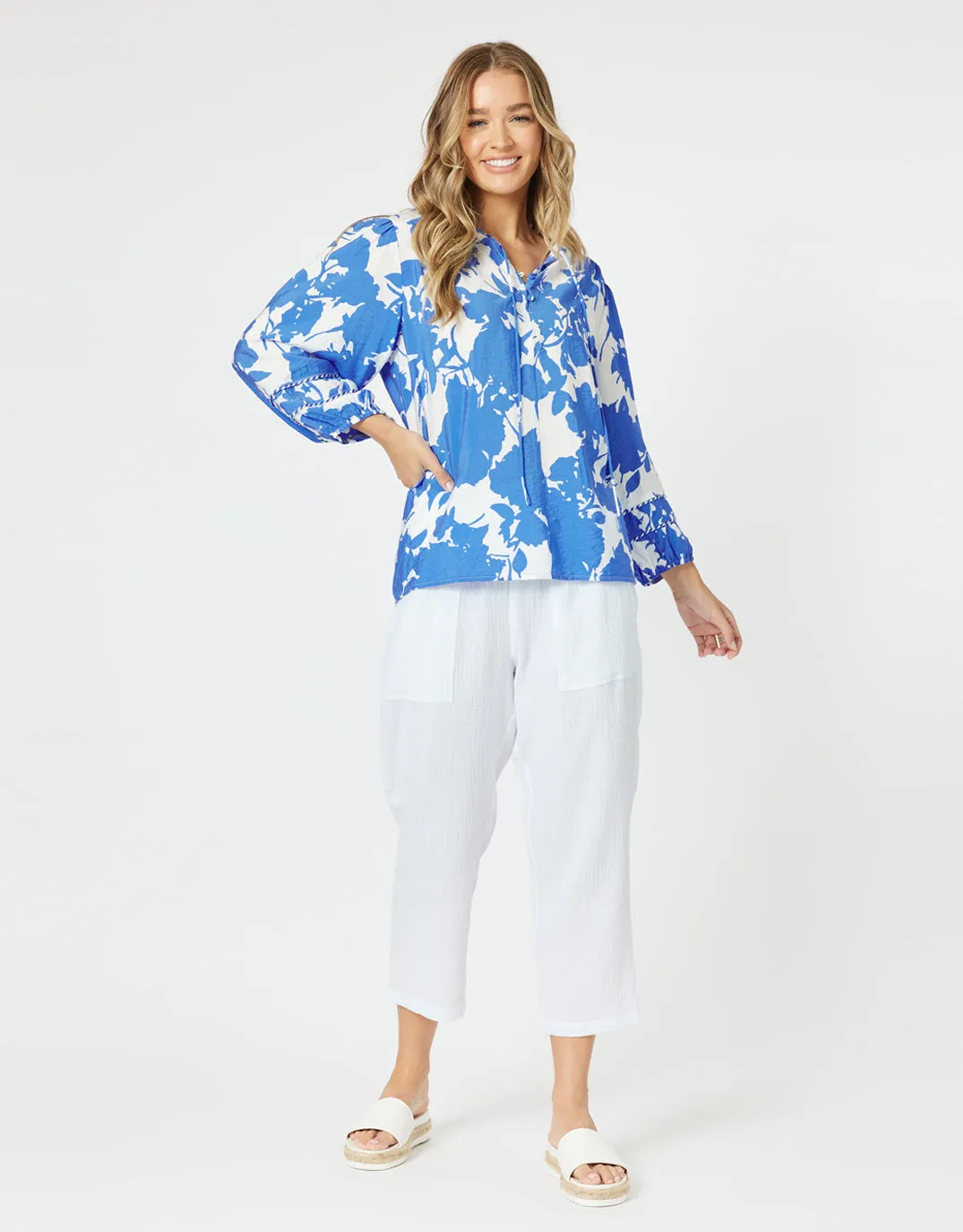 Florida Blouse - Blue