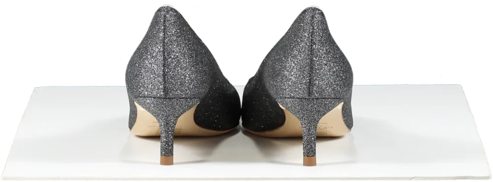 LK Bennett Grey Glitter Kitten Heel Court Shoes BNIB UK 3 EU 36 👠