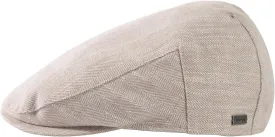 TOP-EX XL/XXL Mens 100% Linen Flat Cap Summer Cooling Newsboy Hats Cotton Lining